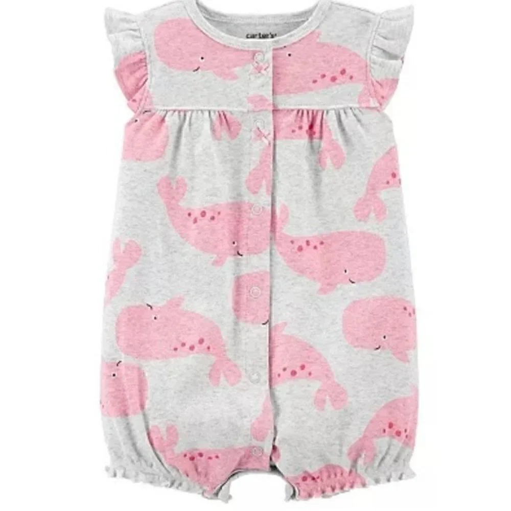 Bundle of 3 Carter's Baby , Halloween GirlsBaby Creeper, 3 Months, Gray